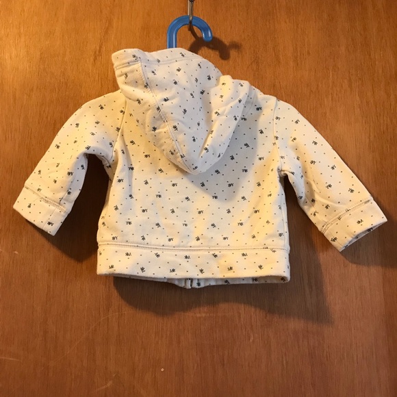 Gap Baby Girl Flowery Logo Hoodie Sweatshirt - Picture 8 of 8